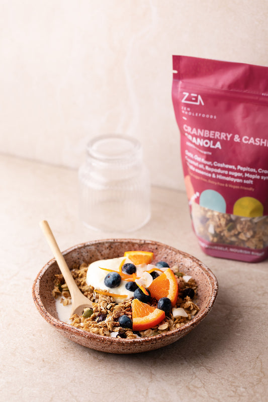 Refined sugar free granola