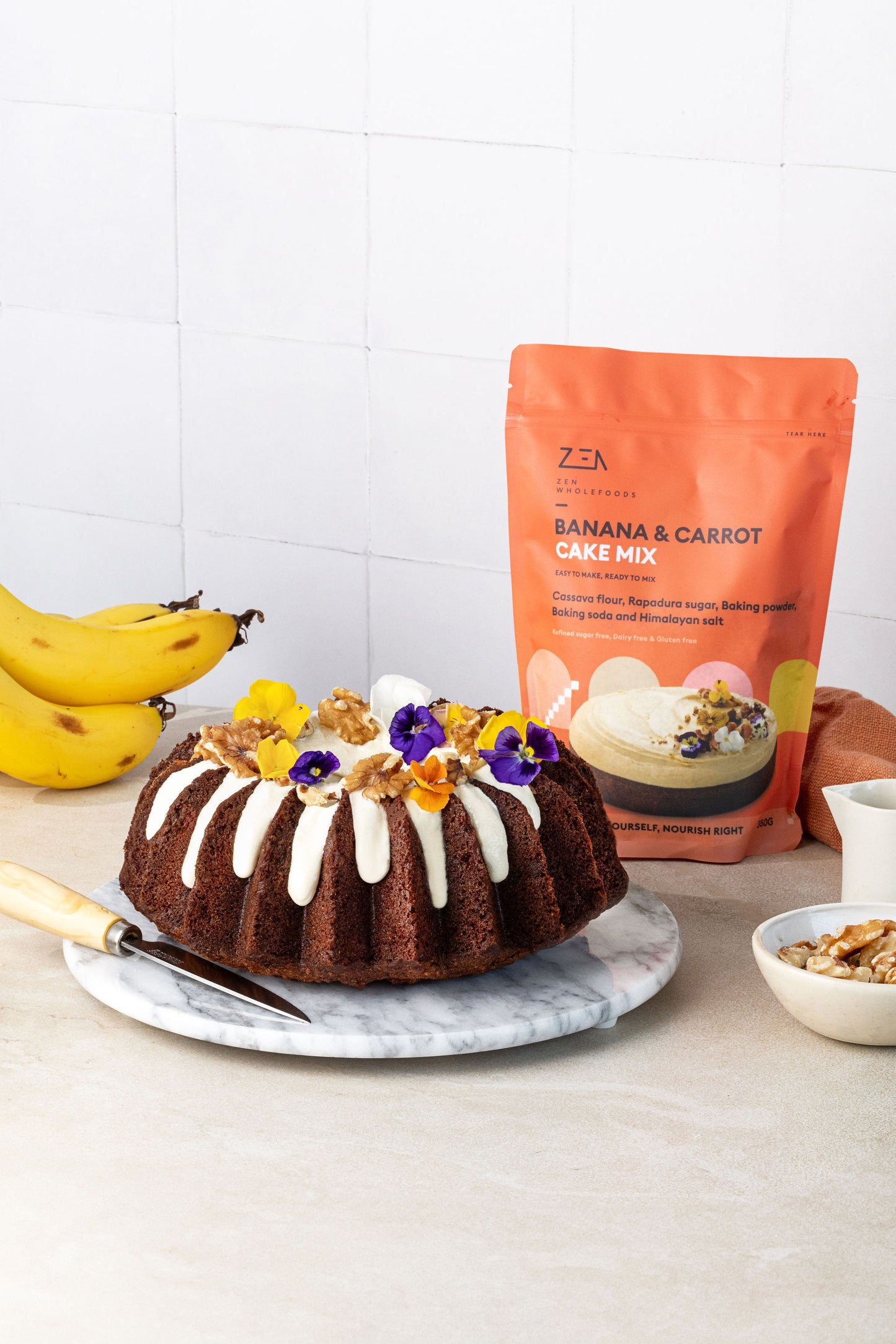 Baking Mix - Banana & Carrot Cake 350g