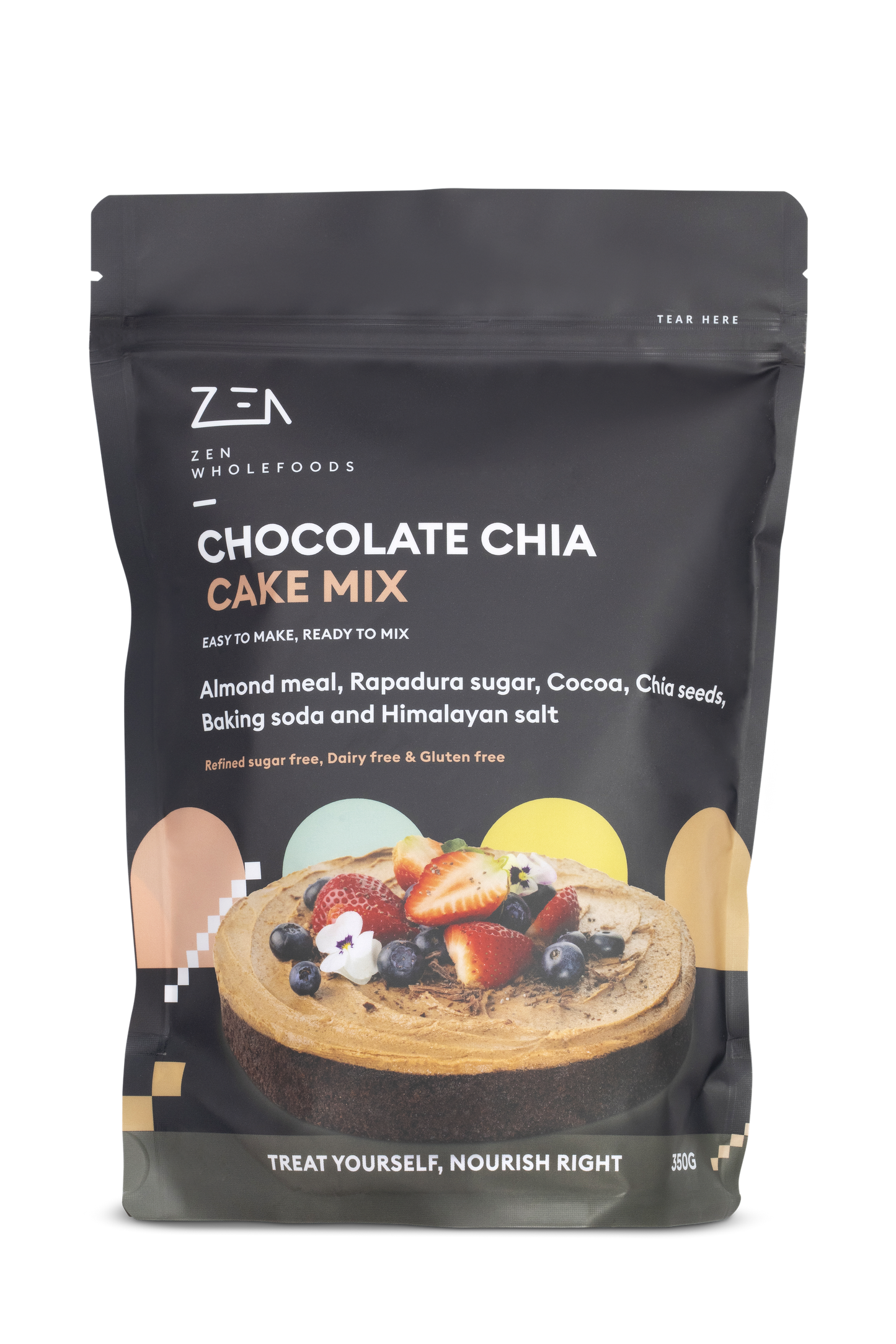 Baking Mix - Chocolate Chia Cake 350g