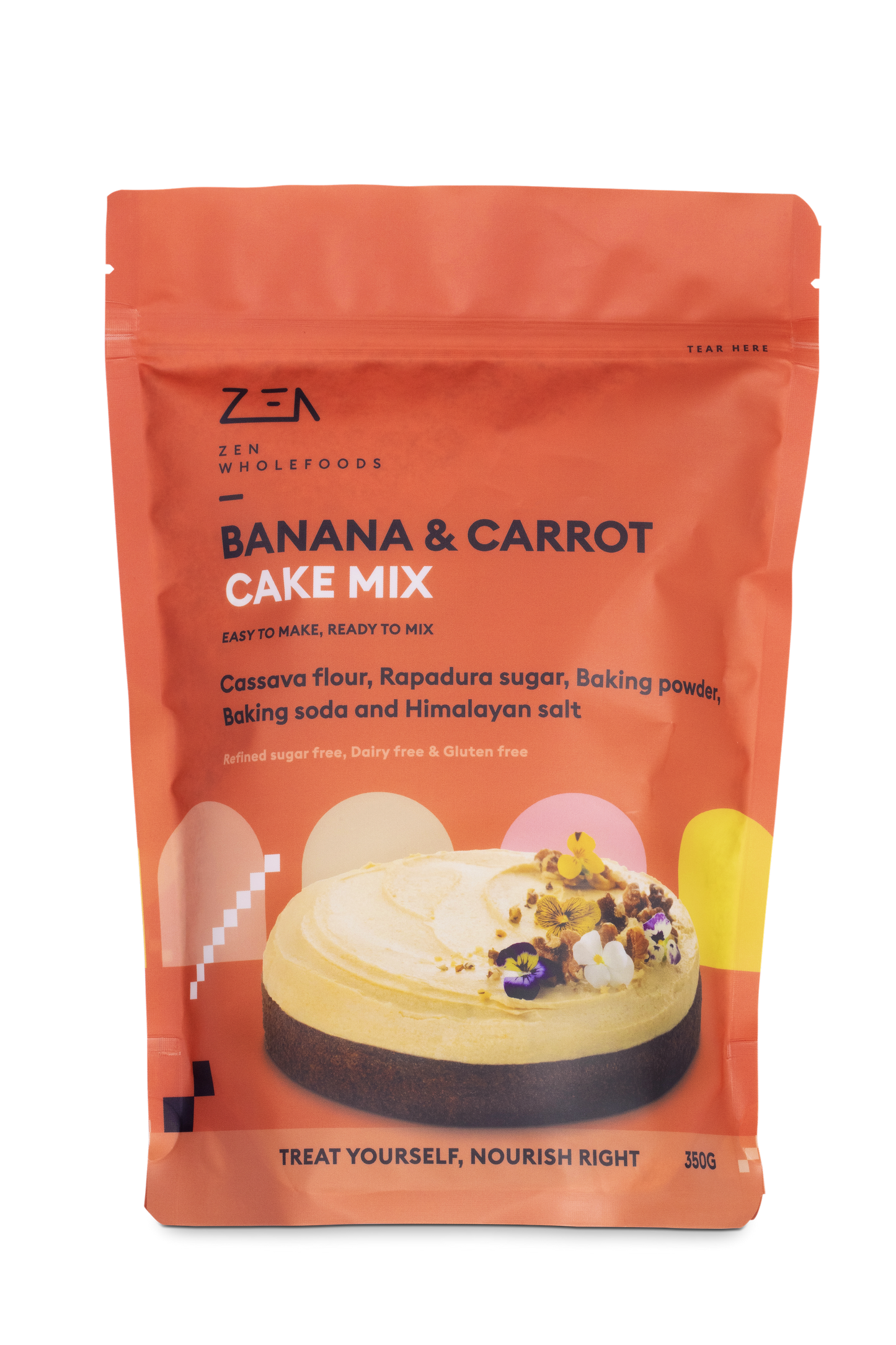 Baking Mix - Banana & Carrot Cake 350g