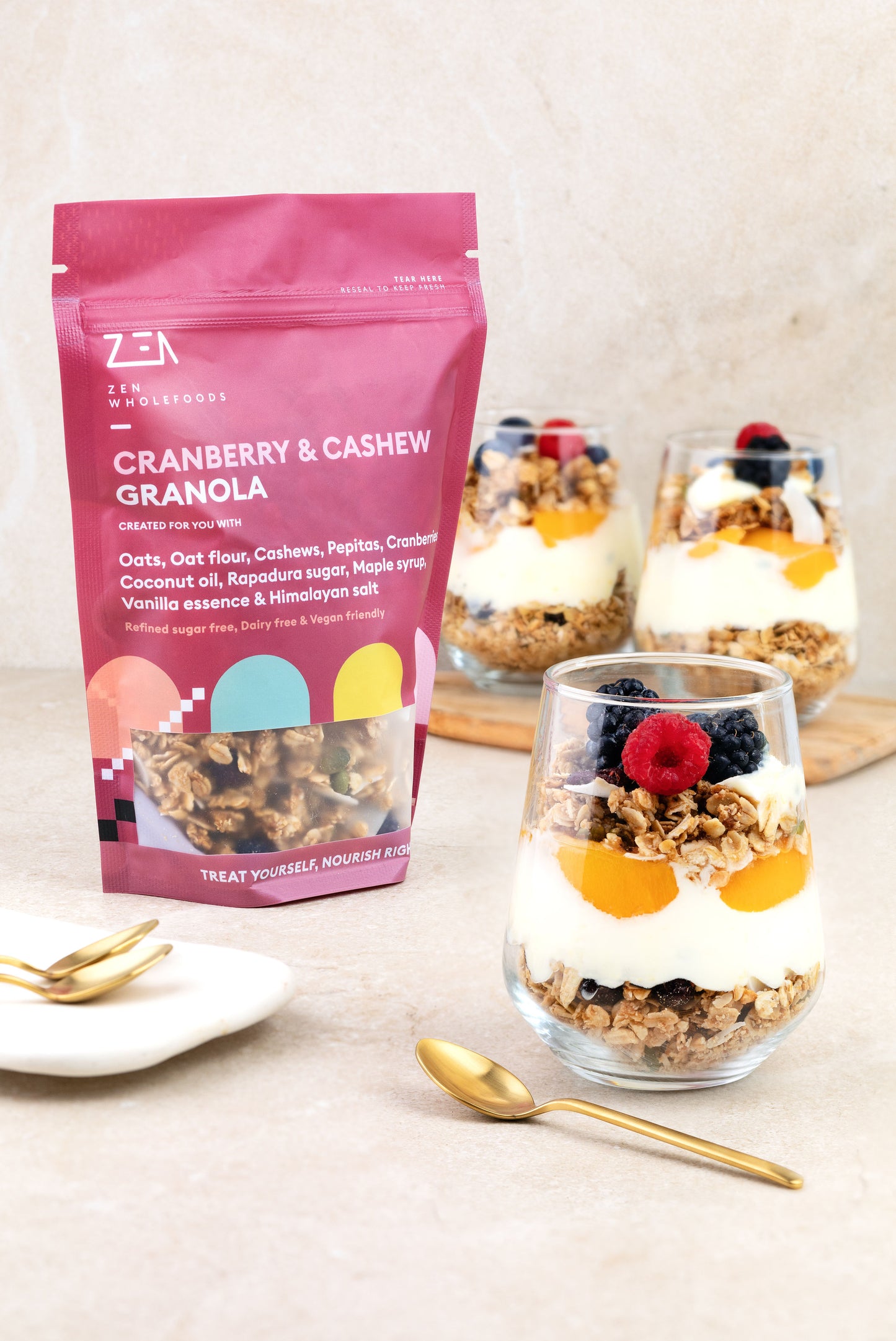 Granola - Cashew and Cranberry 300g